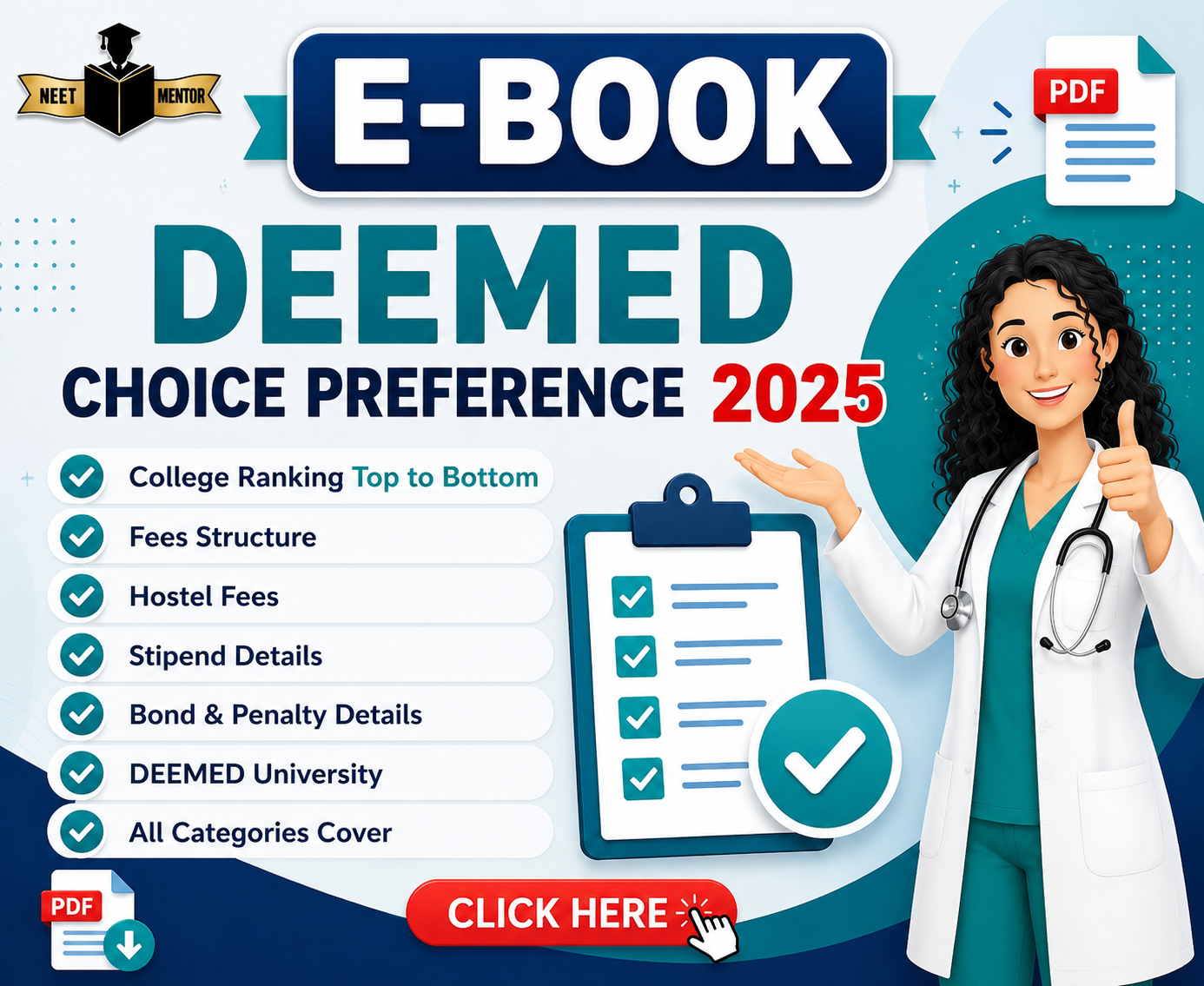 NEET PG 2026 Deemed University Choice Preference  