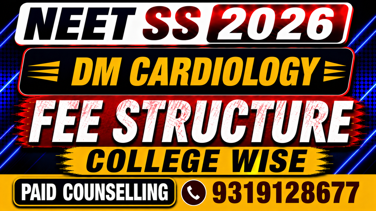 NEET SS 2026 DM Cardiology Private College Fee Structure, Stipend , Bond & Penalty