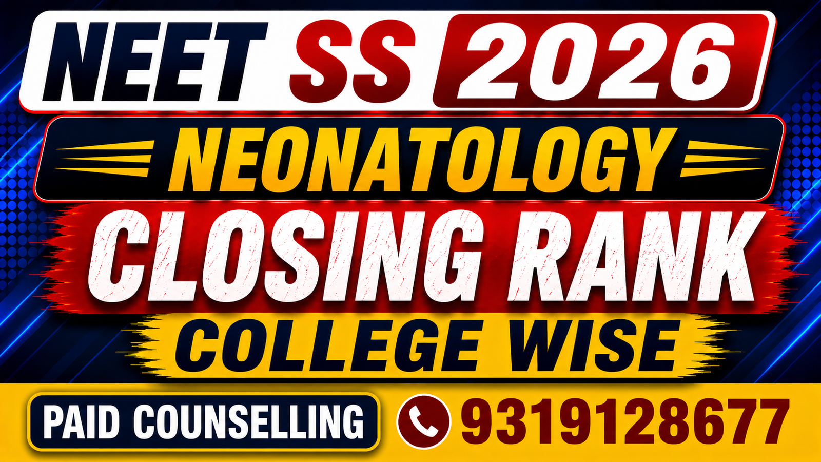 NEET SS 2026 Nephrology Government & Private Medical Colleges Closing Rank – College-Wise