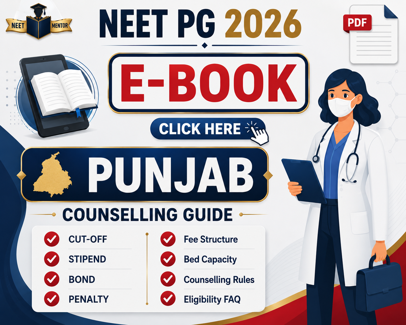 NEET PG 2026 PUNJAB State All IN ONE Counselling Guidance E-Book