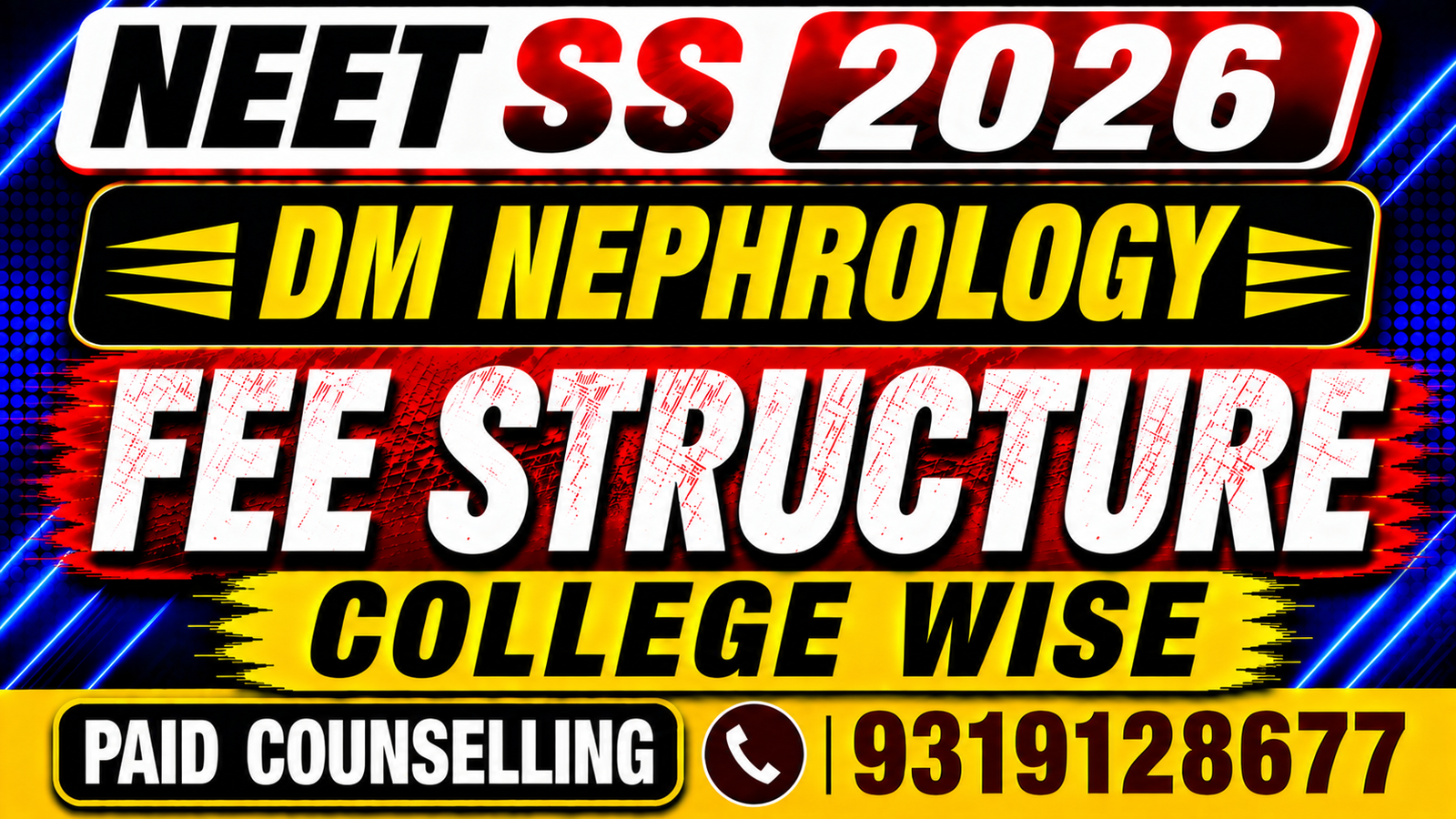 NEET SS 2026 DM Nephrology Private College Fee Structure, Stipend , Bond & Penalty