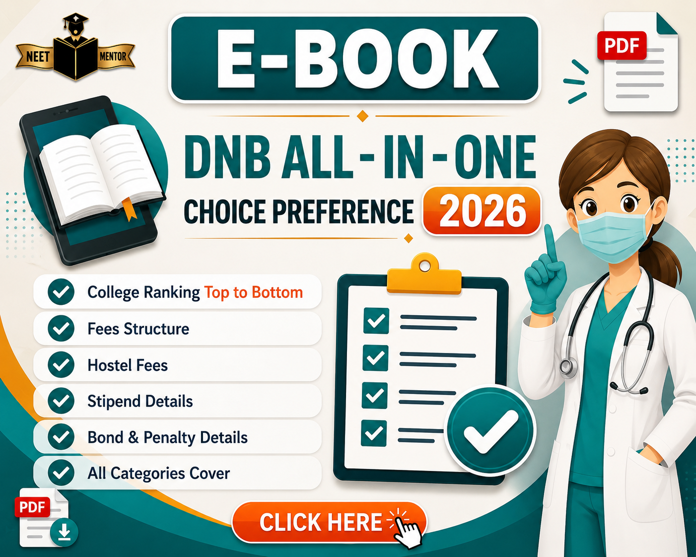 NEET PG 2026 DNB Choice Preference  
