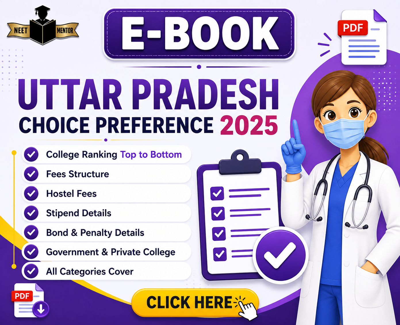 NEET PG 2026 Uttar Pradesh Choice Preference