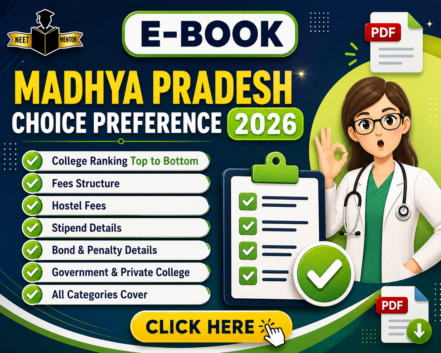 NEET PG 2026 Madhya Pradesh Choice Preference