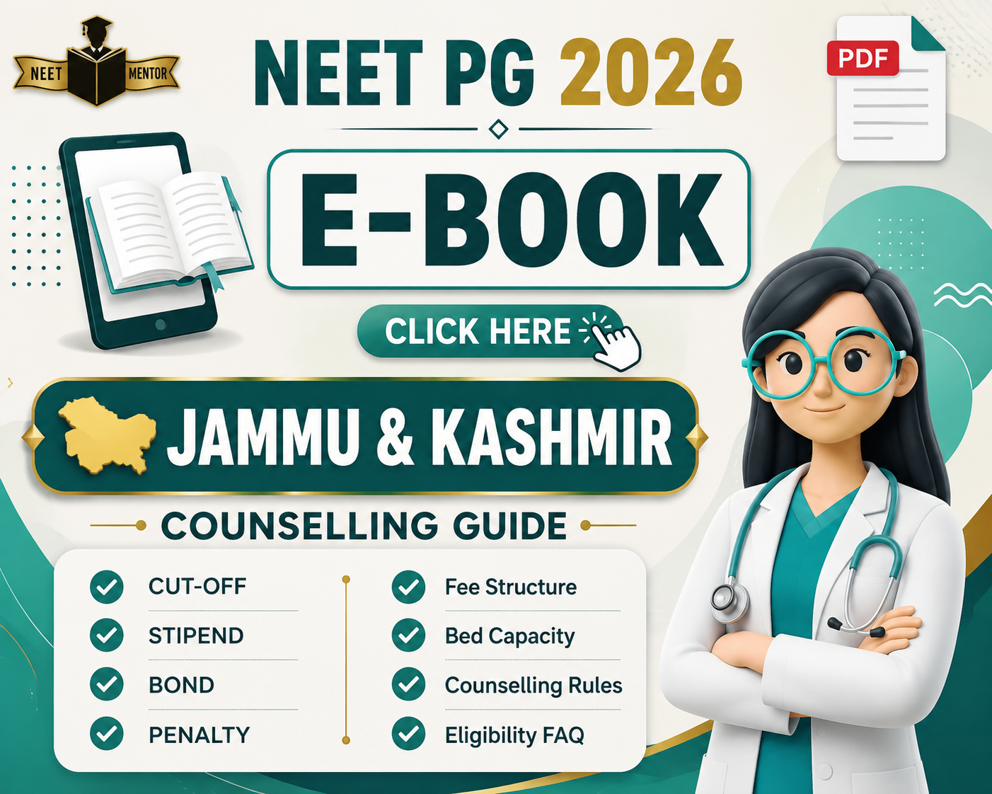 Jammu & Kashmir NEET PG 2026 Counseling E-Book