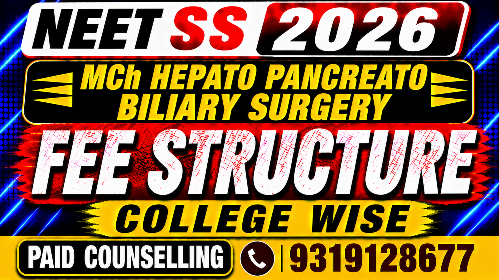 NEET SS 2026 MCh Hepato Pancreato Biliary Surgery Private College Fee Structure, Stipend , Bond & Penalty