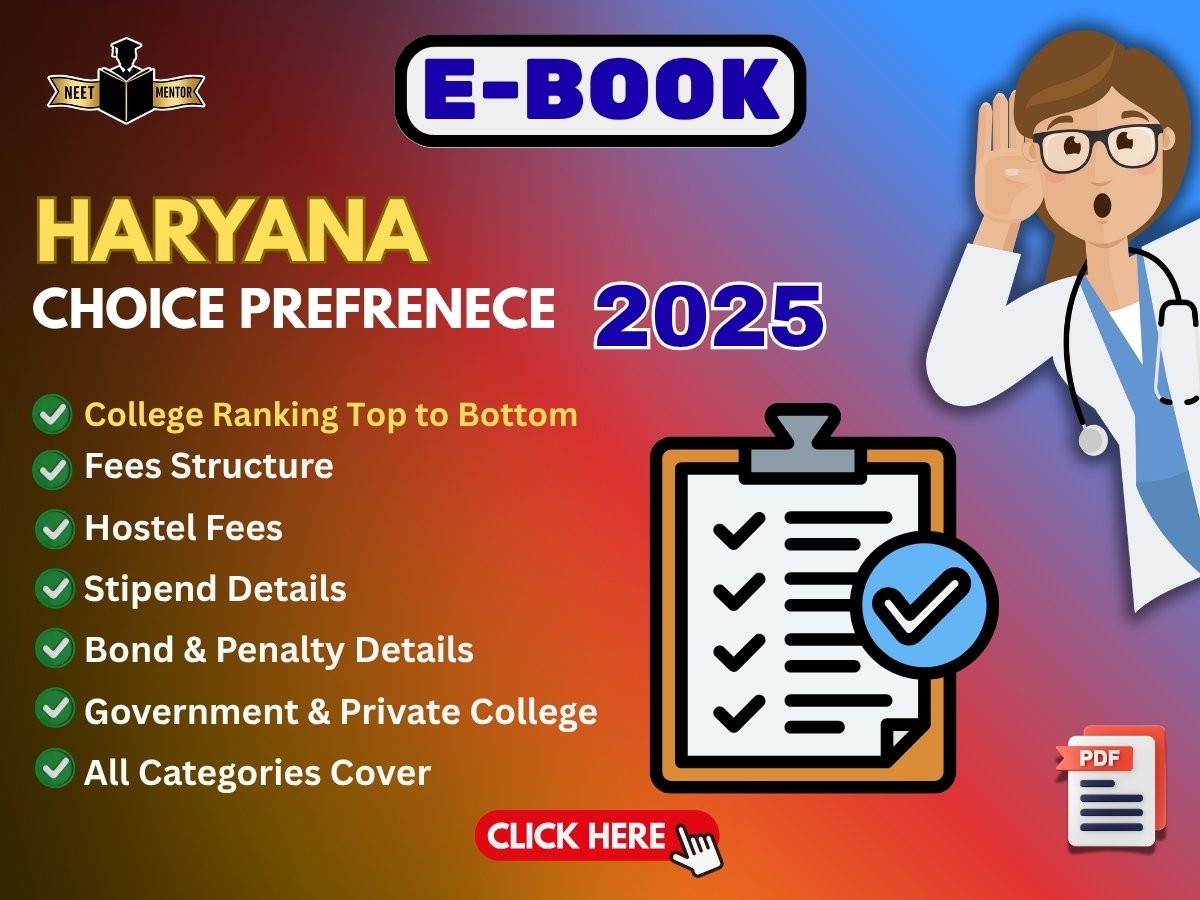 NEET PG 2025 Haryana Choice Preference 