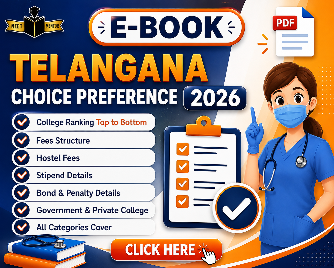 NEET PG 2026 Telangana Choice Preference