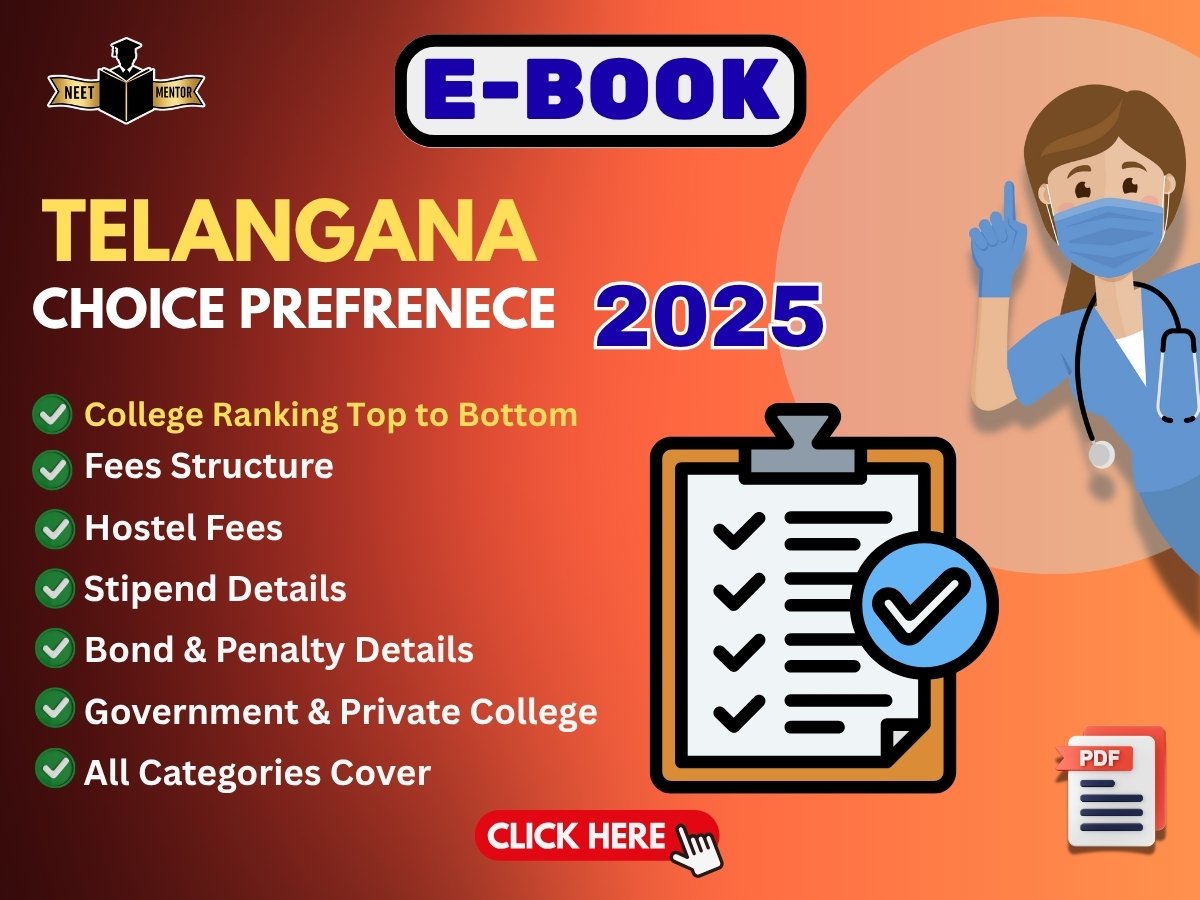 NEET PG 2025 Telangana Choice Preference