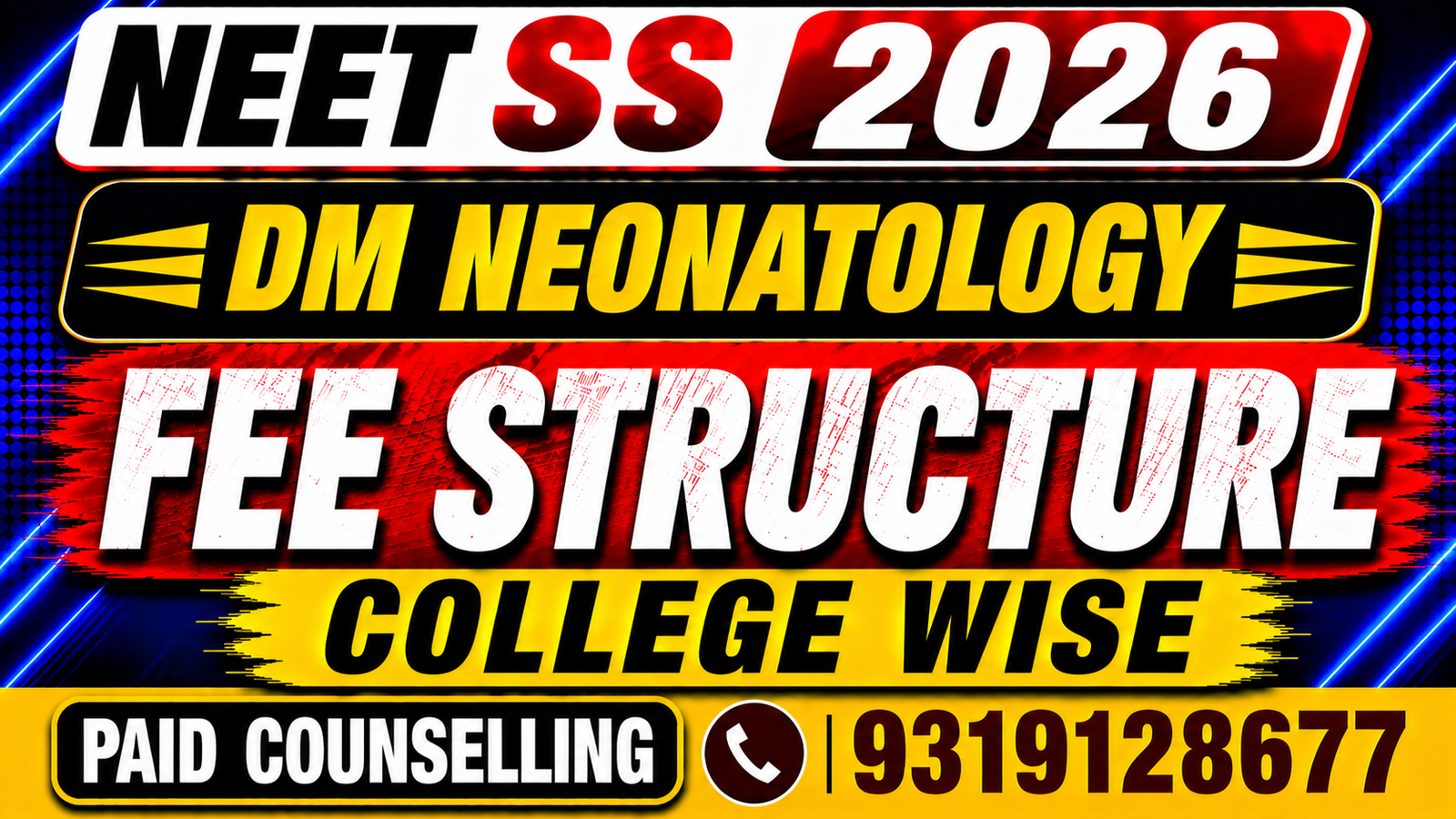 NEET SS 2026 DM Neonatology Private College Fee Structure, Stipend , Bond & Penalty