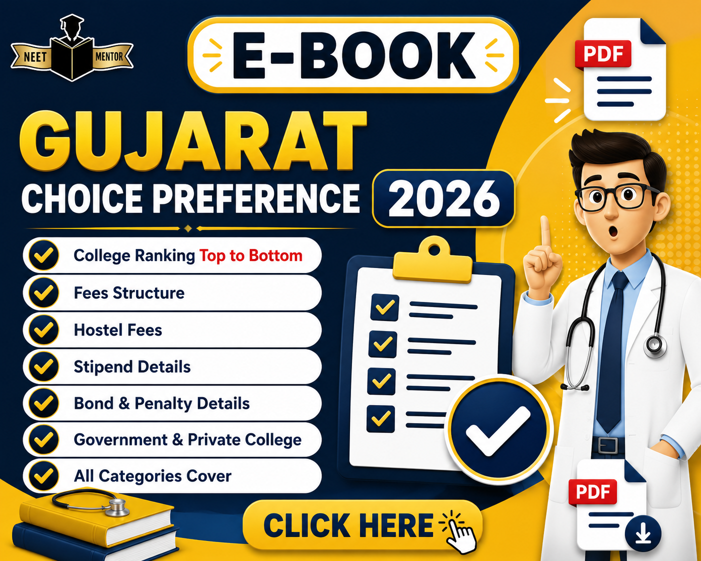NEET PG 2026 Gujarat Choice Preference 