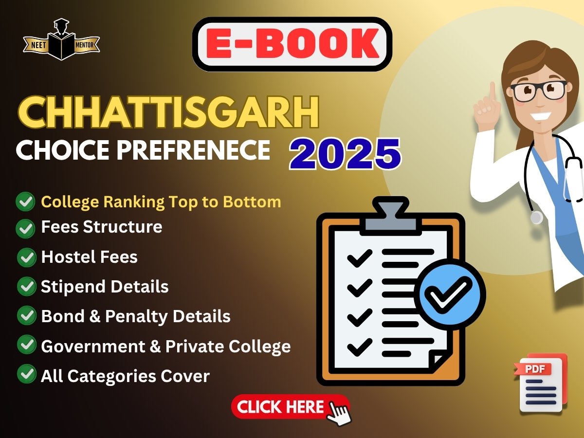 NEET PG 2025 Chhattisgarh Choice Preference