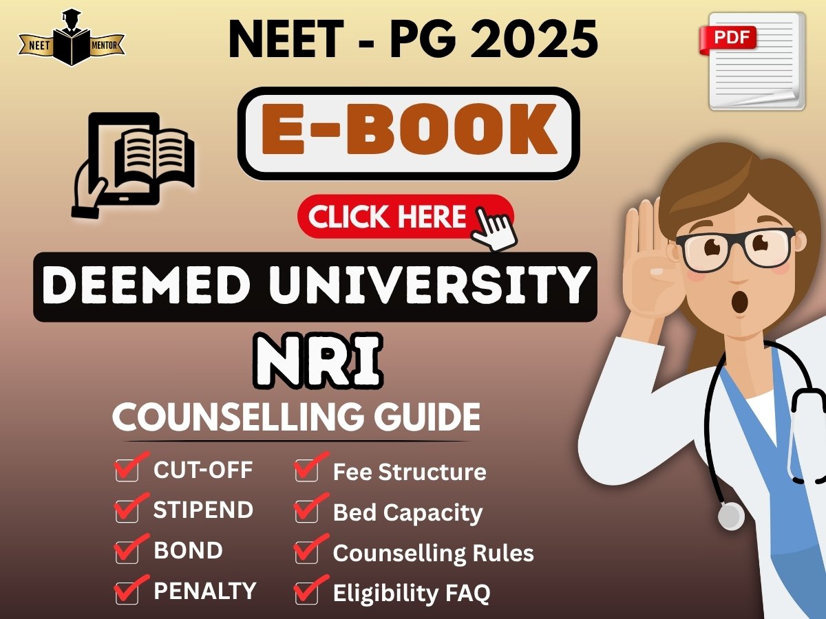 NEET PG 2025 Deemed University - NRI E-BOOK