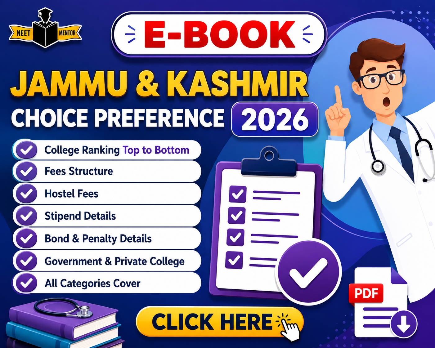 NEET PG 2026 Jammu and Kashmir Choice Preference