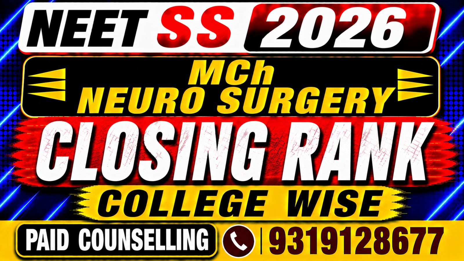 NEET SS 2026 MCh Neuro Surgery  Private College Fee Structure, Stipend , Bond & Penalty