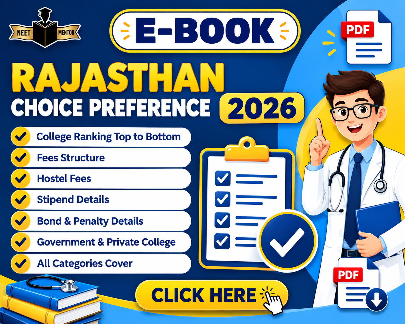 NEET PG 2026 Rajasthan Choice Preference 