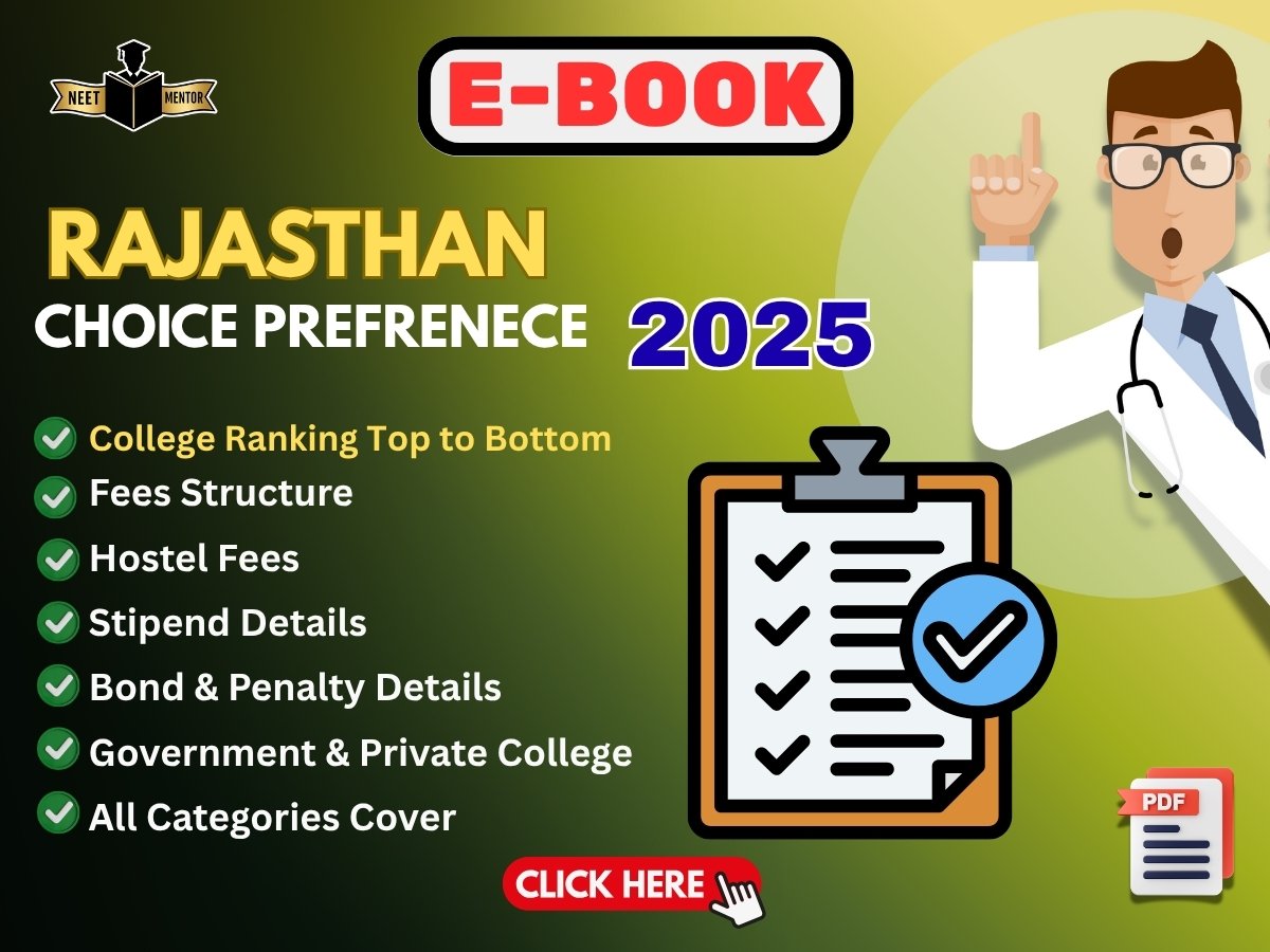 NEET PG 2025 Rajasthan Choice Preference 