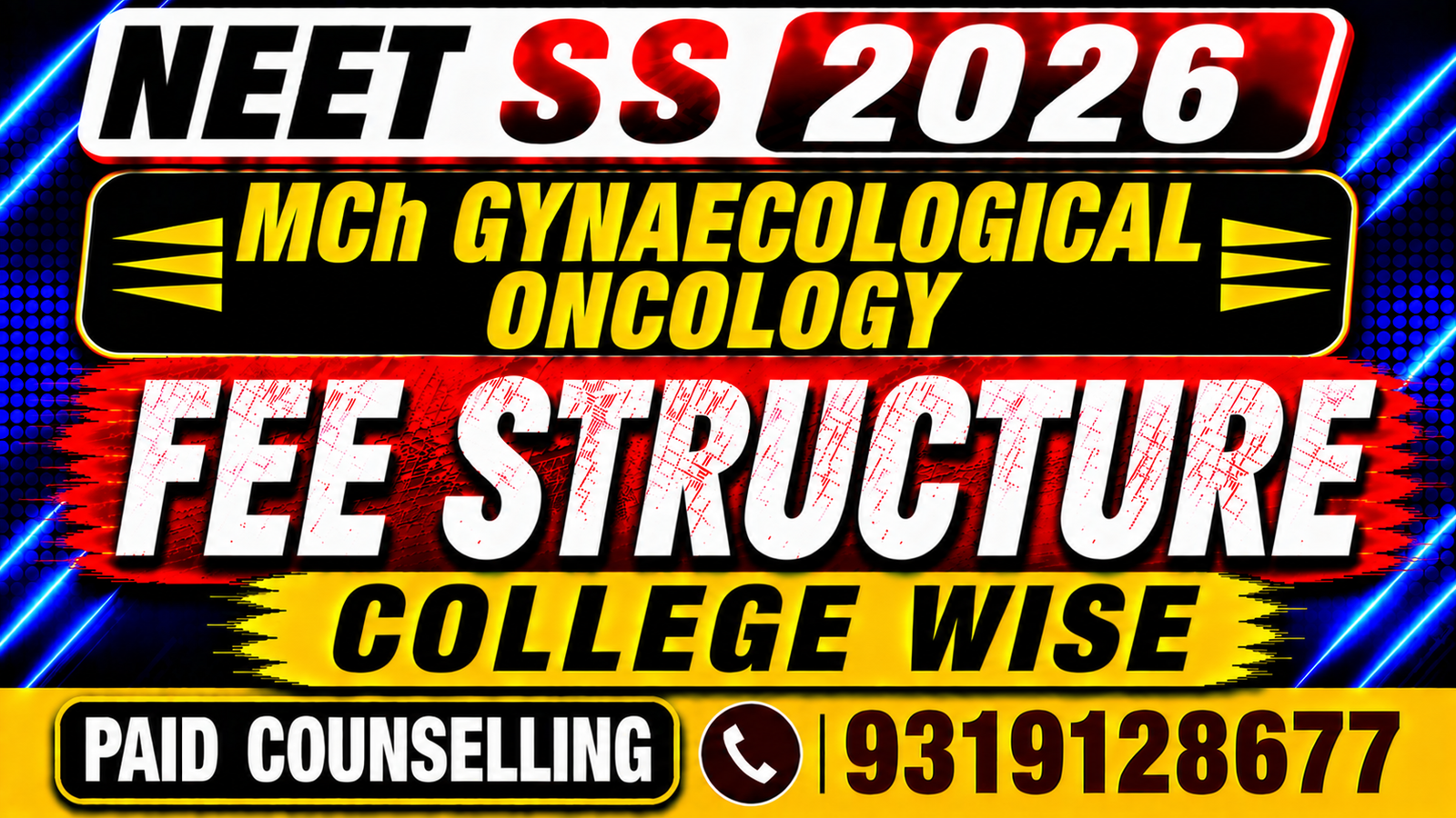 NEET SS 2026 MCh Gynaecological Oncology Private College Fee Structure, Stipend , Bond & Penalty