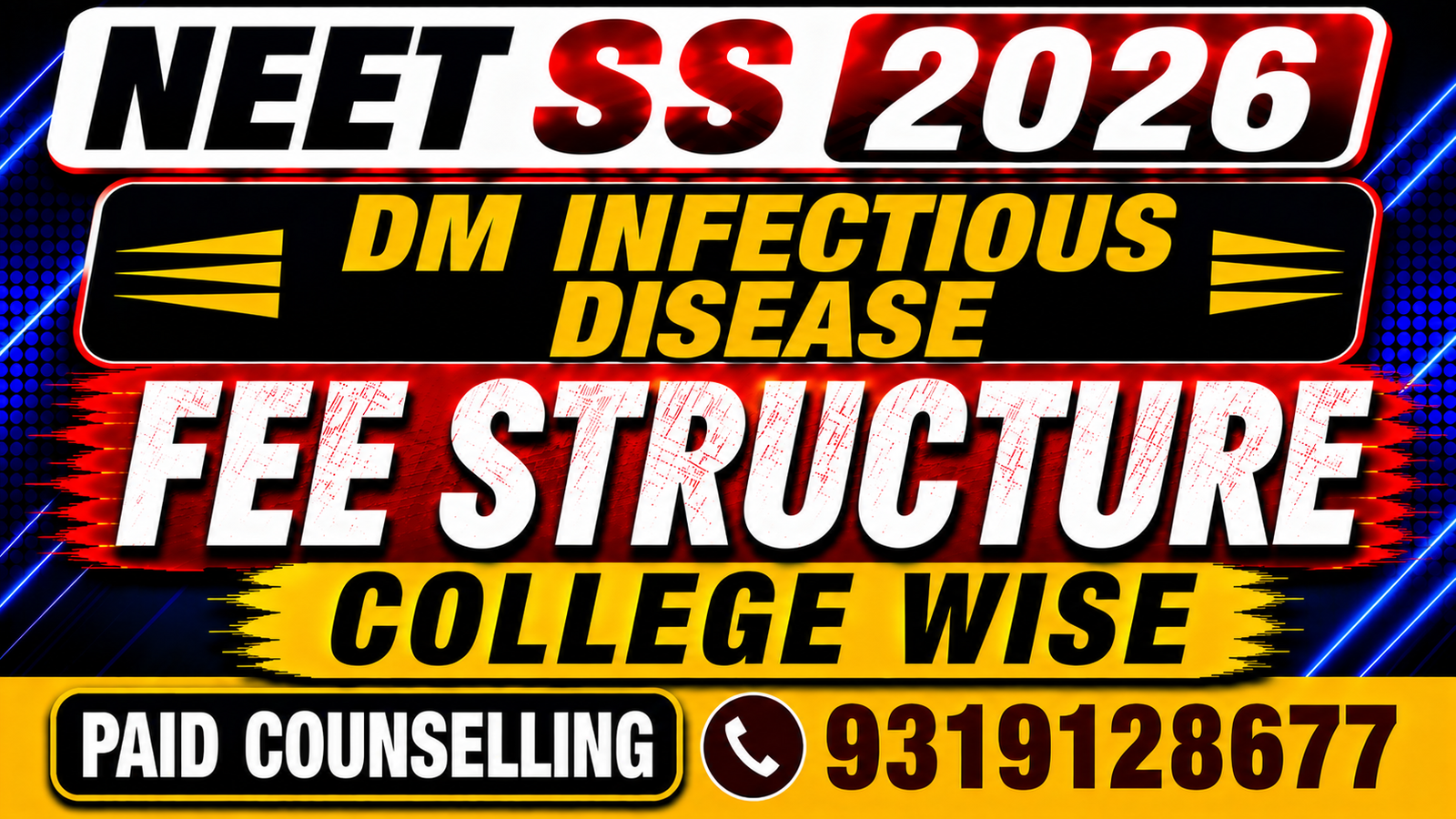 NEET SS 2026 DM Infectious Disease Private College Fee Structure, Stipend , Bond & Penalty